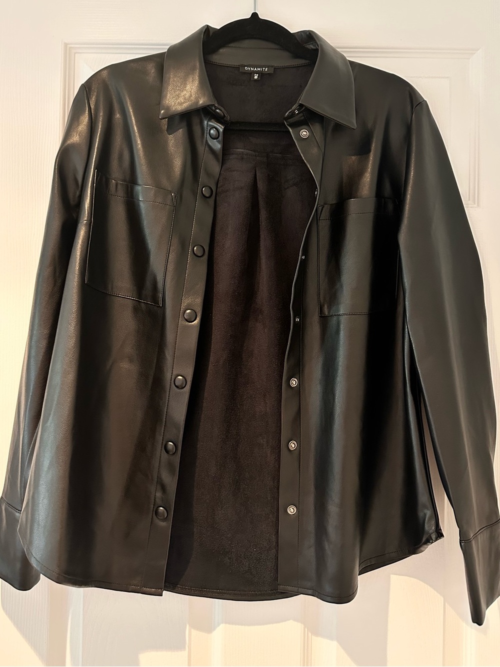Dynamite Faux Leather Jacket